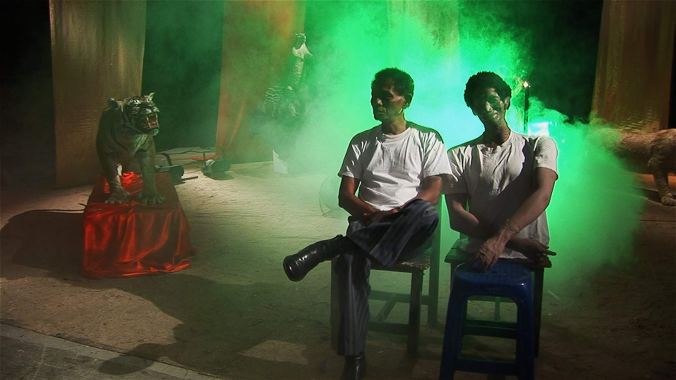 Act of kilking tiger